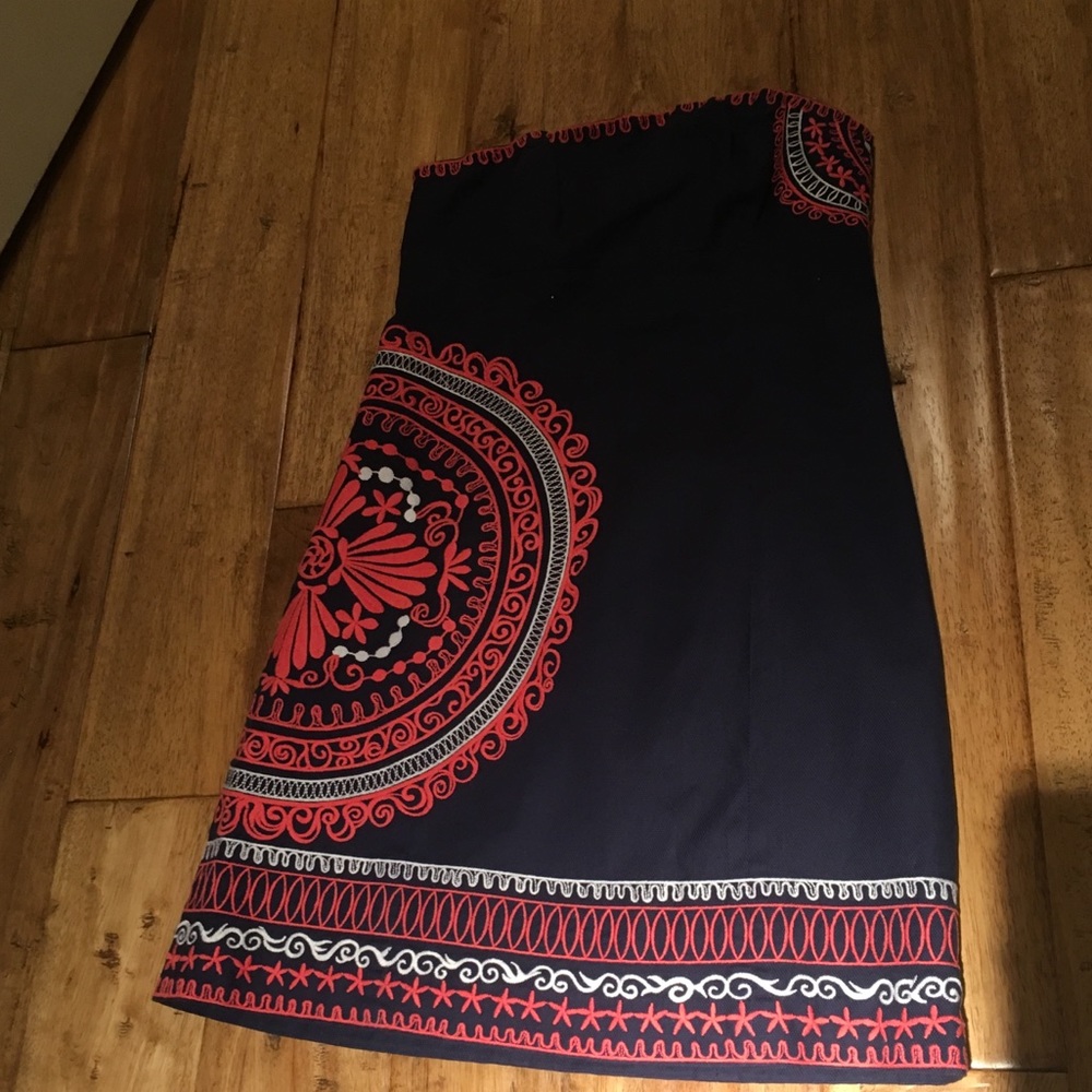 Lilly Pulitzer Strapless Pique Dress NWOT